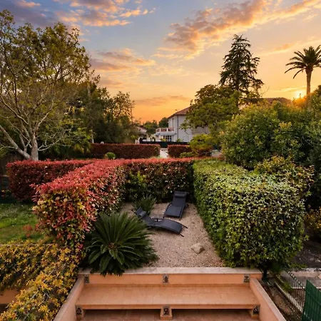 Cap Et Soleil Peaceful Garden, 2 Terraces, Pool, Garage, 5 Min Walk To Casa vacanze Antibes