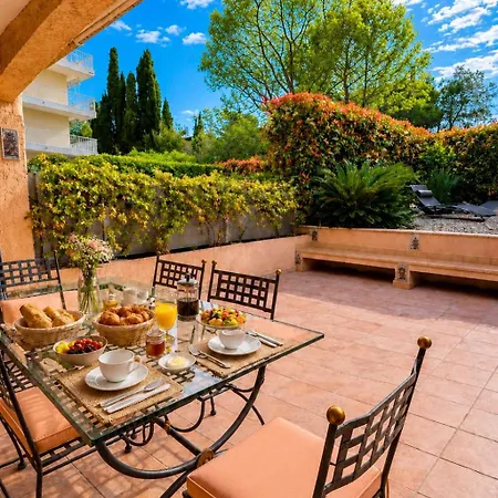 Cap Et Soleil Peaceful Garden, 2 Terraces, Pool, Garage, 5 Min Walk To Casa vacanze *